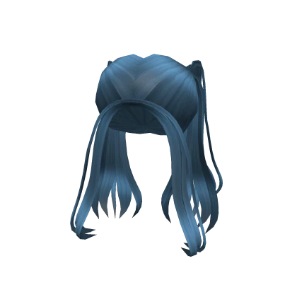 Aesthetic Blue Twintails