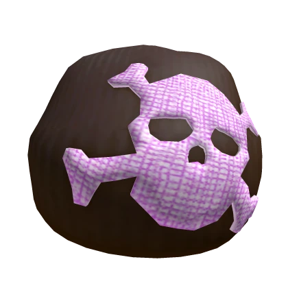 Brown and Pink SkullBeanie