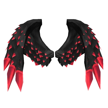 Red Tipped Angel Fallen Wings