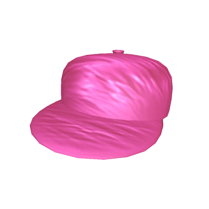 Y2K Creased Silk Cap (Pink)