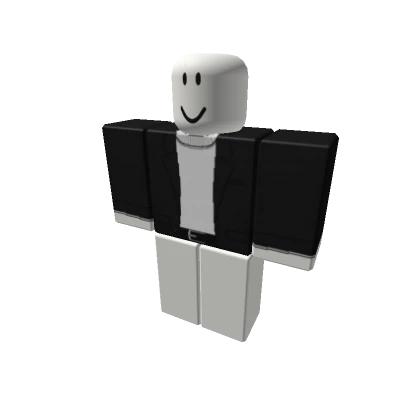 Black Suit w White Turtleneck [+]