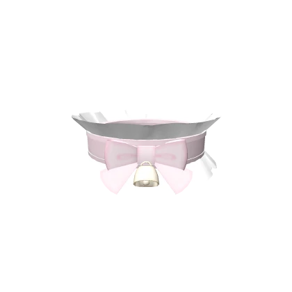 ♡ : (3.0) sweet pink bell frill choker