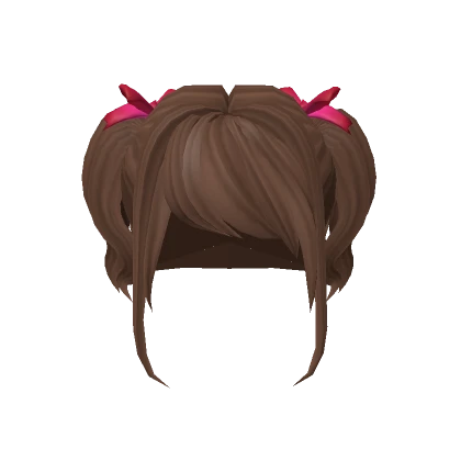 Short Light Brown Hair With Bow