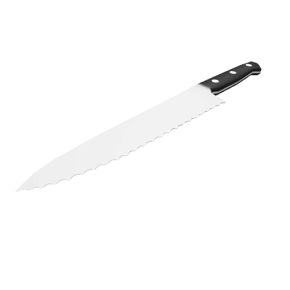 Serrated Knife on Mouth