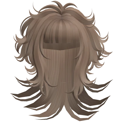Messy Goth Hair (Honey Brown)