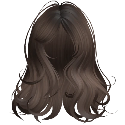 shy igari emo girl long shoujo hair in brown