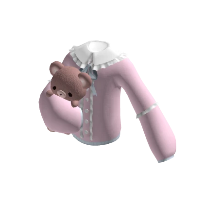 Holdable Bear Hugging Sweater | Pink