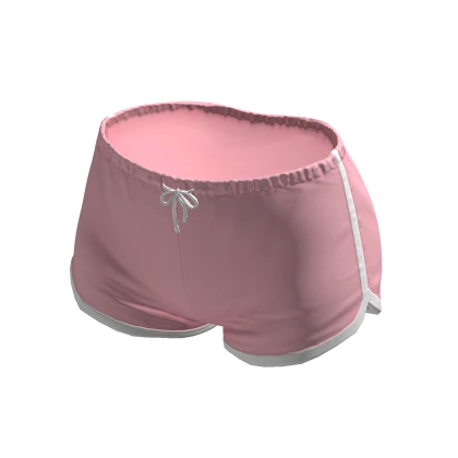 Athletic Dolphin Shorts Pink Mini Sweat Gym Y2K