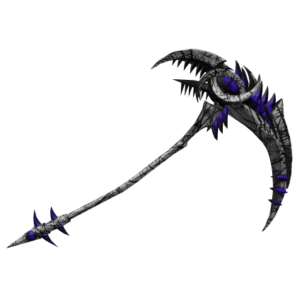 Silverine Scythe of Amethyst