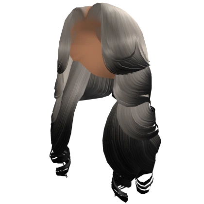 Blowout With Curtain Bangs [Black & White]