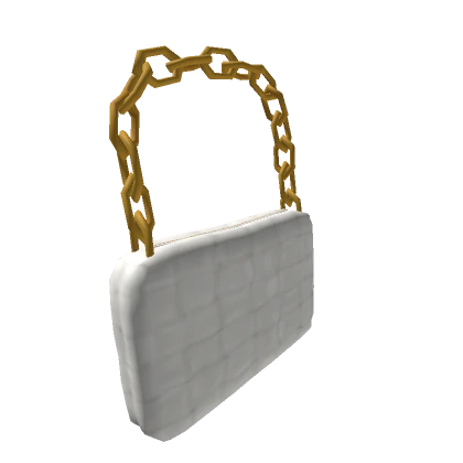 White Gold Chain Purse 1.0