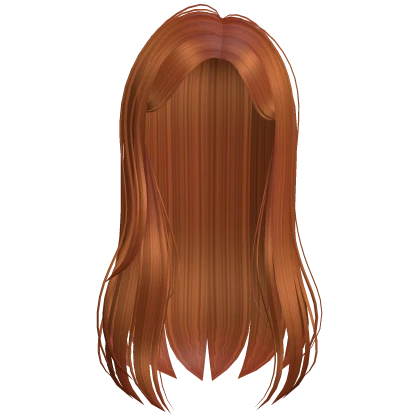 Orange Straight Long Hair