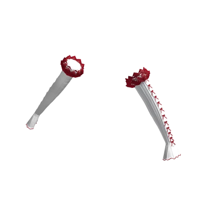 white red corset arm warmers with bows