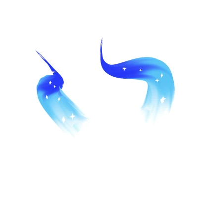 [LIMITED] ✨ Blue Glowy Star Horns