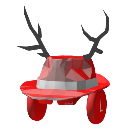 Christmas Fedora + Shades + Headphones + Antlers