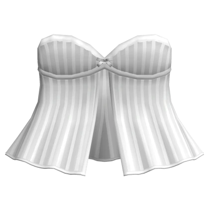 gothic stripe dress 3.0 white