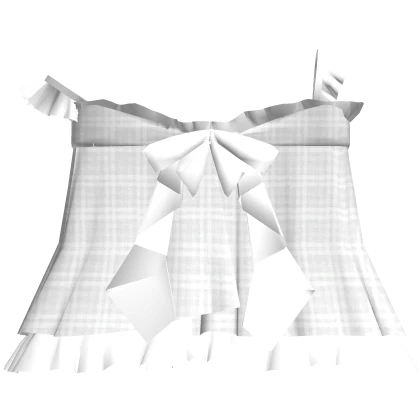 🤍 pretty gothic doll ruffle dress white plaid