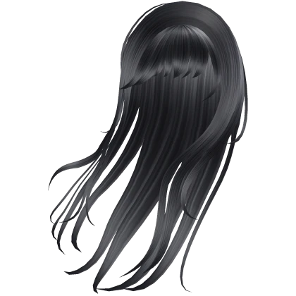 ♰ : wispy windy flowy emo hair - dark silver grey
