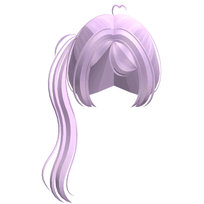 ♡ (FREE) : Long Flowy Side Ponytail in Purple