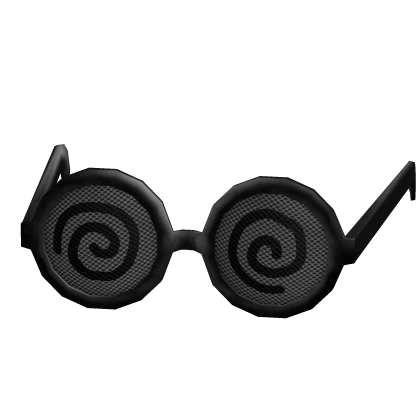 Black Emo Grunge Eyeglasses - Dizzy