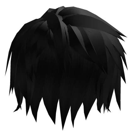 Black Messy Scene Hair