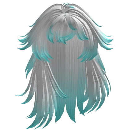 frostbitten layered messy anime hair