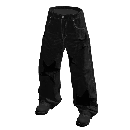 M11! - Y2K Star Baggy Jeans w/ Timb boots