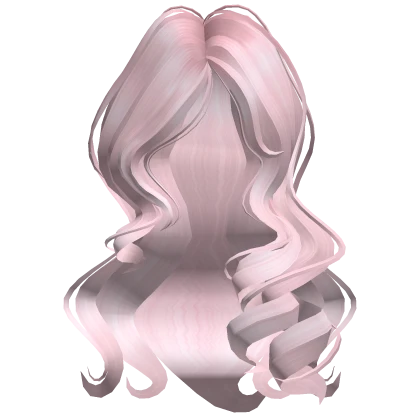 ♡ soft delicate curls in pastel pink