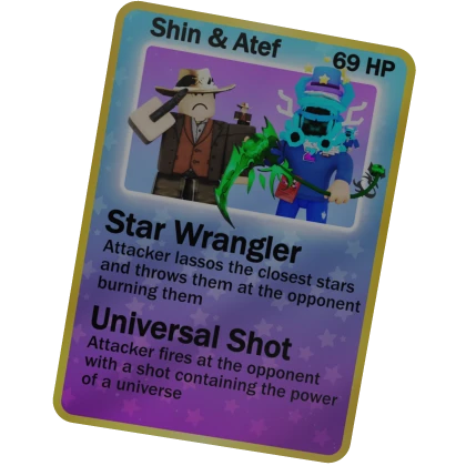 Shin & Atef’s Trading Card [CODE: starmaster]