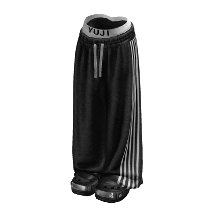 Baggy Sporty Sweatpants + Shoes