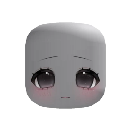 sweet jirai kei moe chibi face (recolorable)