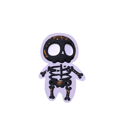 Mini Halloween Sugar Skull Plushie (RECOLORABLE)