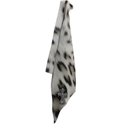 Y2K Snow Leopard Waist Bandana