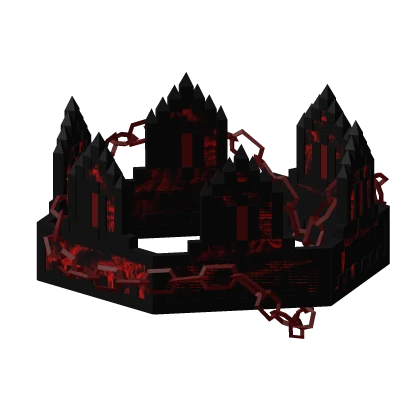 [GLITCH] Crimson Chained Animated 8-Bit Crown