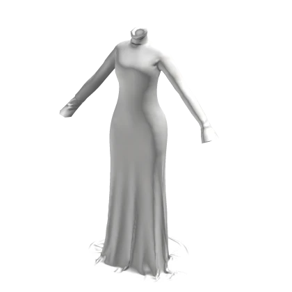 Minimalist Long White Dress