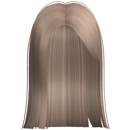 Mid Milktea Straight Popular Trendy Girl Hime Hair