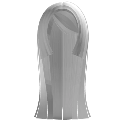 Long Glossy White Chic Hair