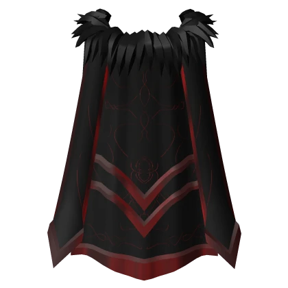 Black and Red Cape