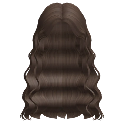 Brown Tucked Wavy Hair