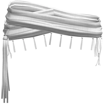 3.0 Sash White Waist Scarf