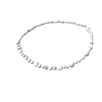 White Bead Necklace 3.0