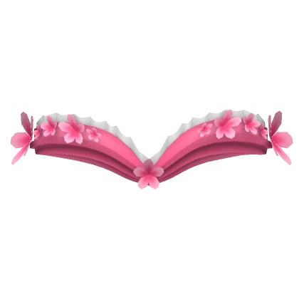 Pink Blooming Rose Collar 3.0