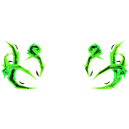 [GLITCHED] Green Fire Strokes Aura Top