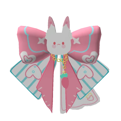 Pink Bunny Bow 3.0