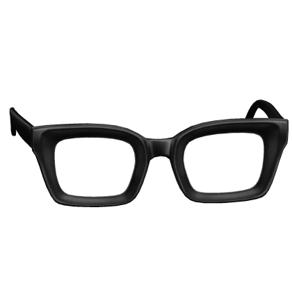 Essential Chunky Boxy Glasses (Black)