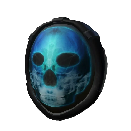 Blue Skull Space Helmet