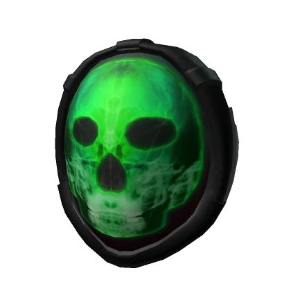 Green Skull Space Helmet