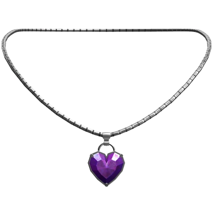 Purple Heart Necklace