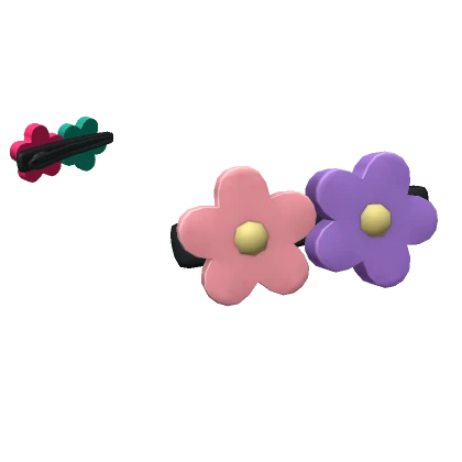 Miau Flower Hair Clips v2