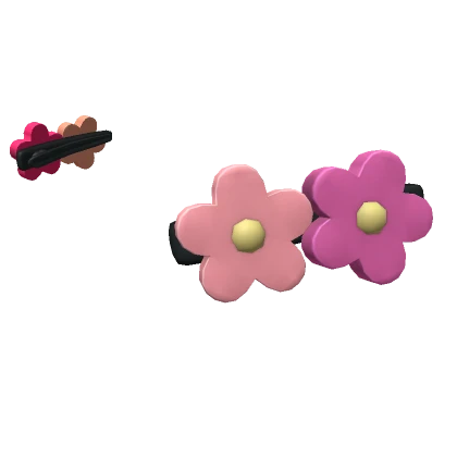 Miau Flower Hair Clips v3